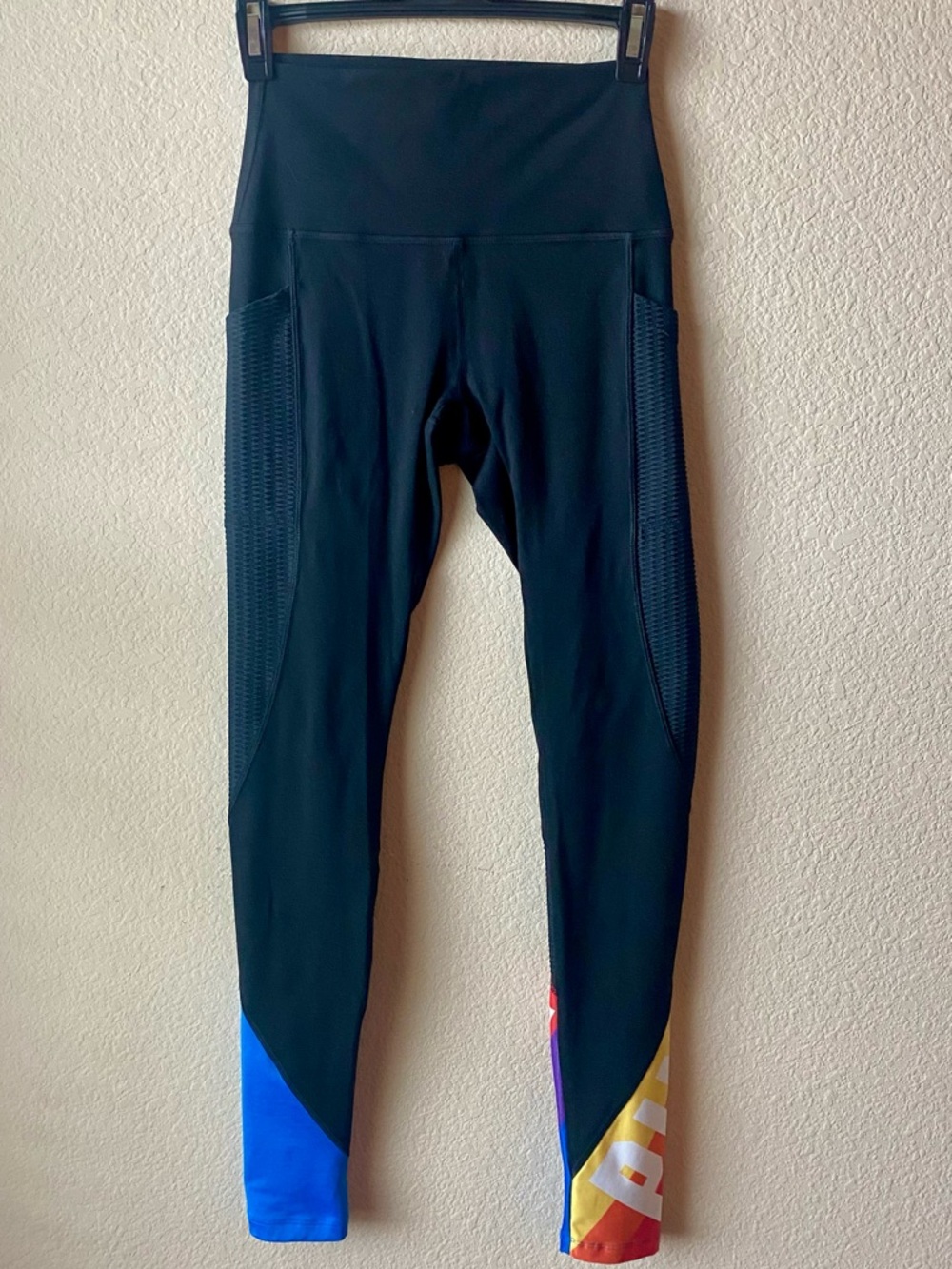 PINK Women's Leggings XS Black Red Blue Pockets High Rise Victoria's Secret